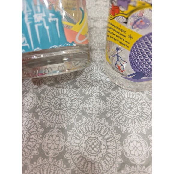2- Vintage 100th Anniversary Walt‎ Disney Tumbler Glass Cups Glasses Buzz Mickey - Picture 5 of 6